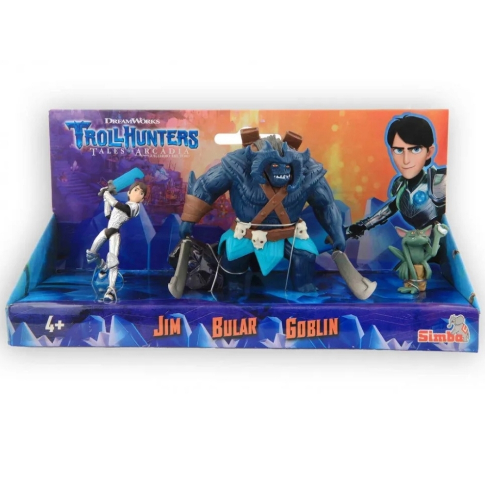 Trollhunters Simba 3-pack Figures Jim Bular Goblin